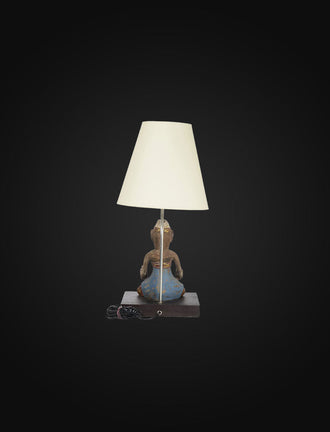 Glass Grey Fabric Shade
