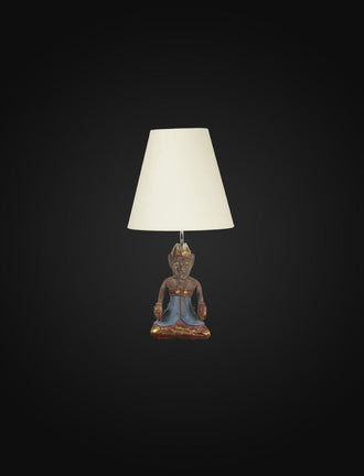 Glass Grey Fabric Shade